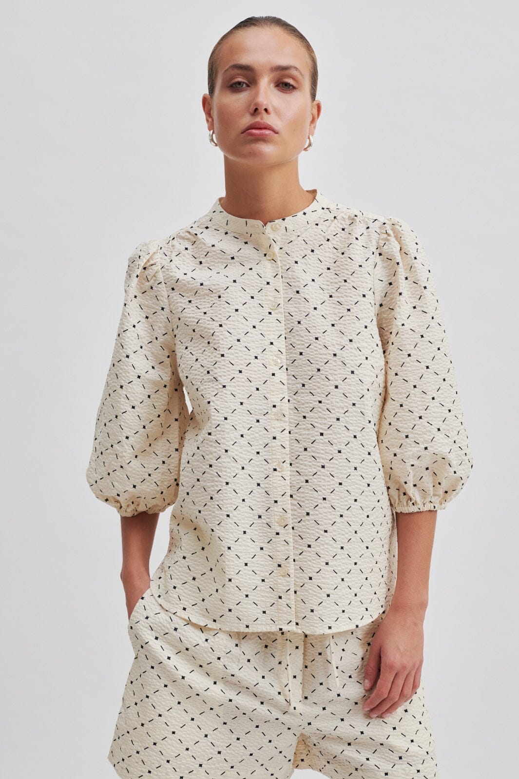 Second Female - Esa Shirt - 1043 Pumice Stone Skjorter 