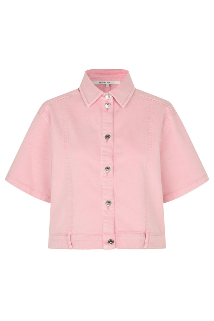 Second Female - Isella Denim Shirt 60474 - 9411 Pale Lilac Skjorter 