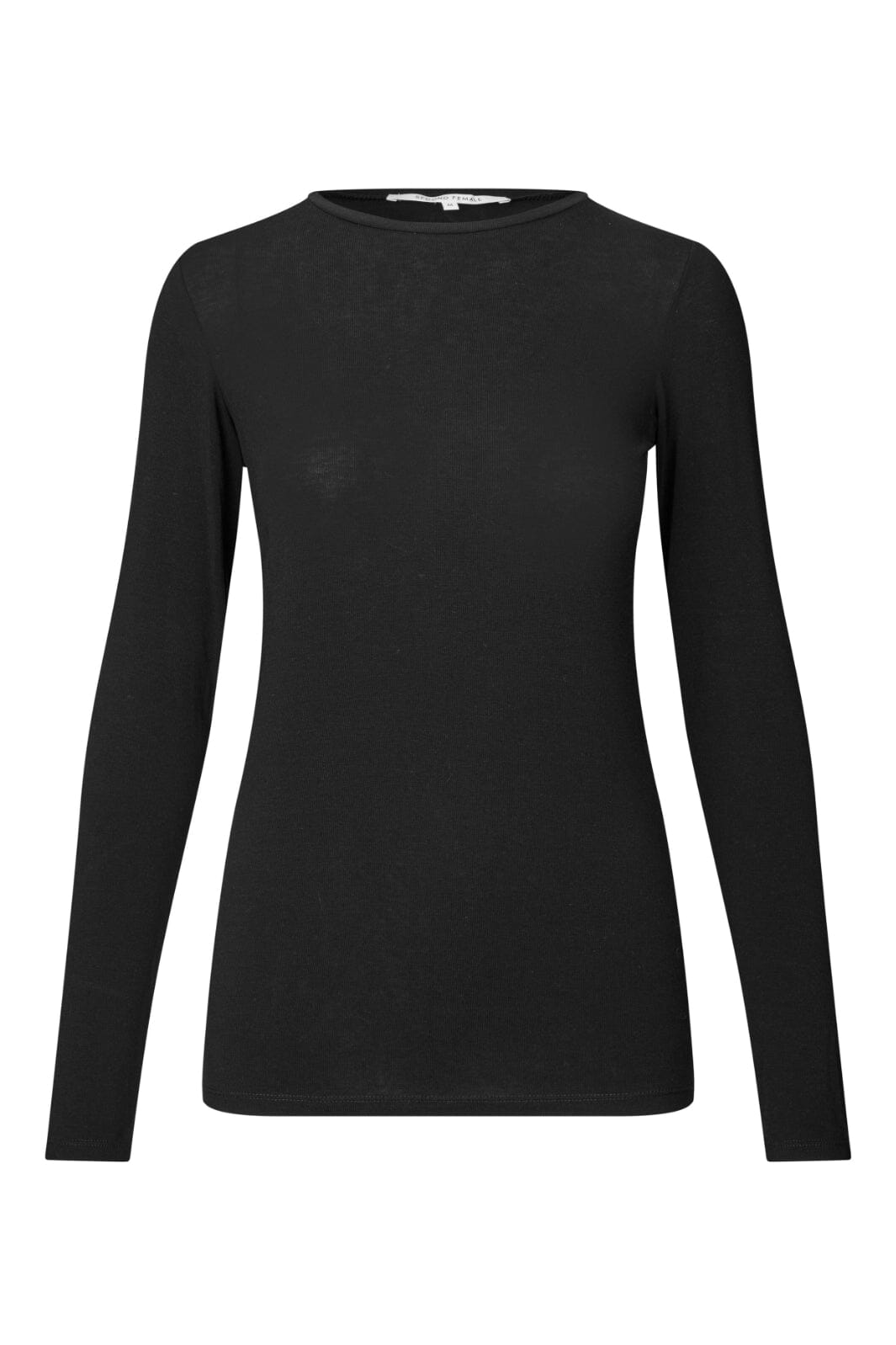 Second Female - Matima O-Neck Tee 55473 - 8001 Black T-shirts 