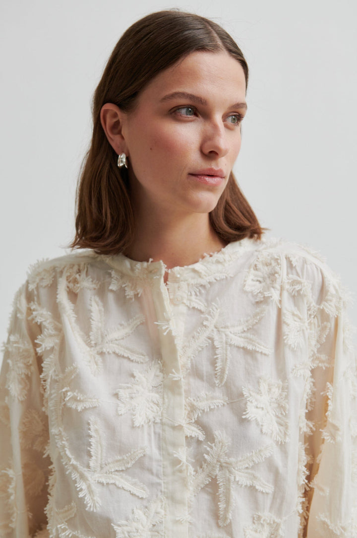 Second Female - Seena Shirt 60227 - 1045 Jet Stream Skjorter 