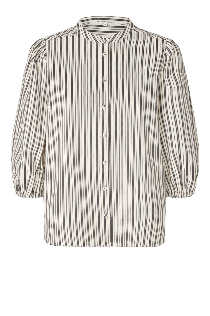 Second Female - Serifa Shirt 59636 - 8001 Black Skjorter 