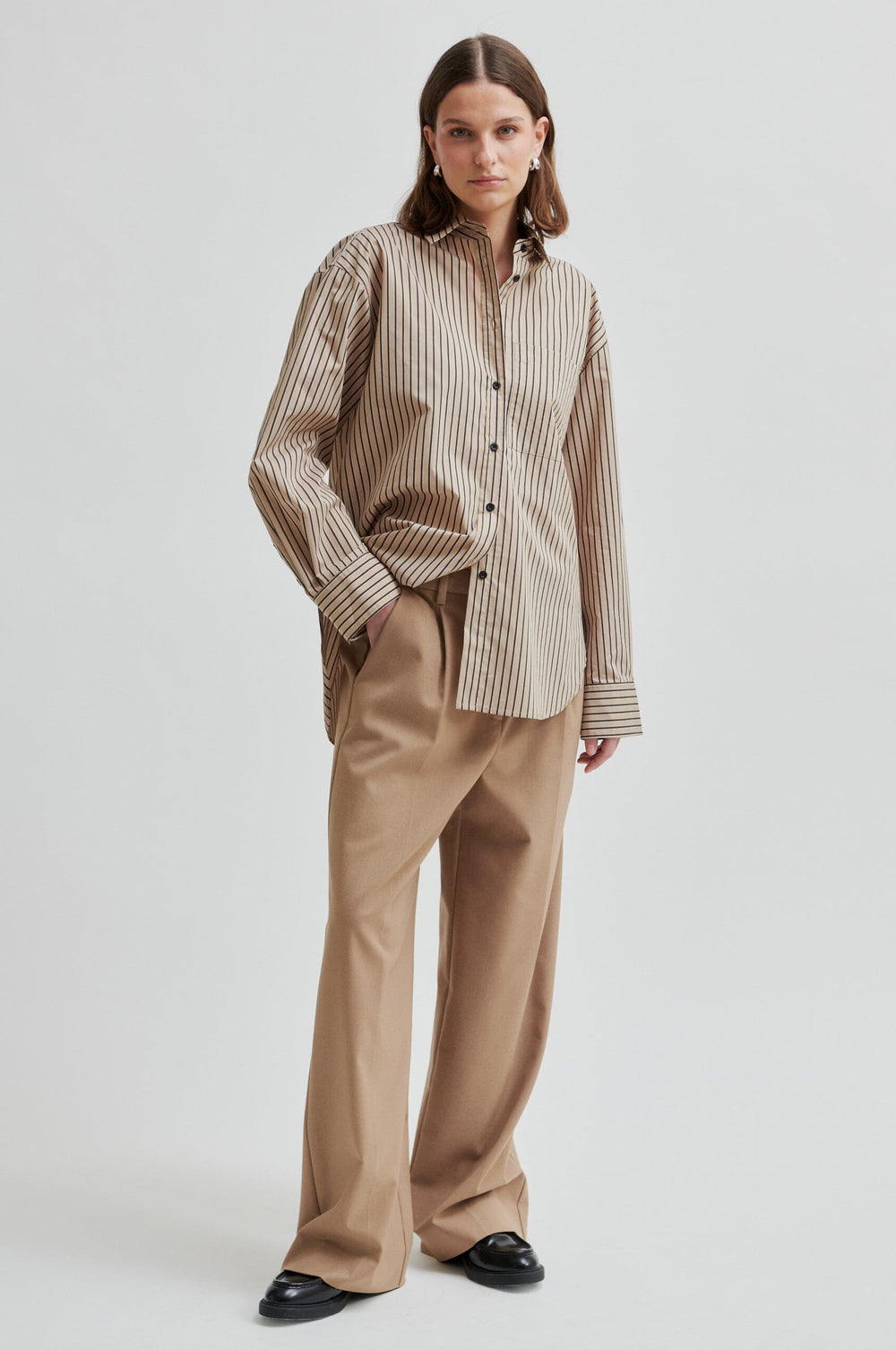 Second Female - Serina Shirt 60488 - 6016 Camel Skjorter 