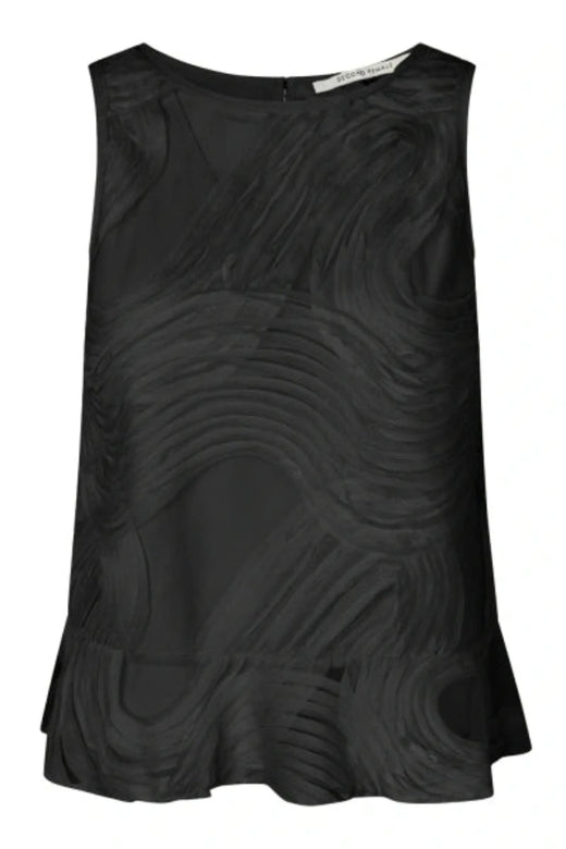 Second Female - Soalie Top 61088 - 8001 Black Toppe 