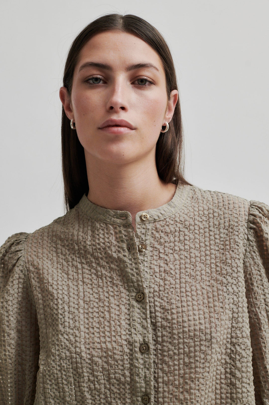 Second Female - Tascha Shirt - 6128 Vintage Khaki Skjorter 