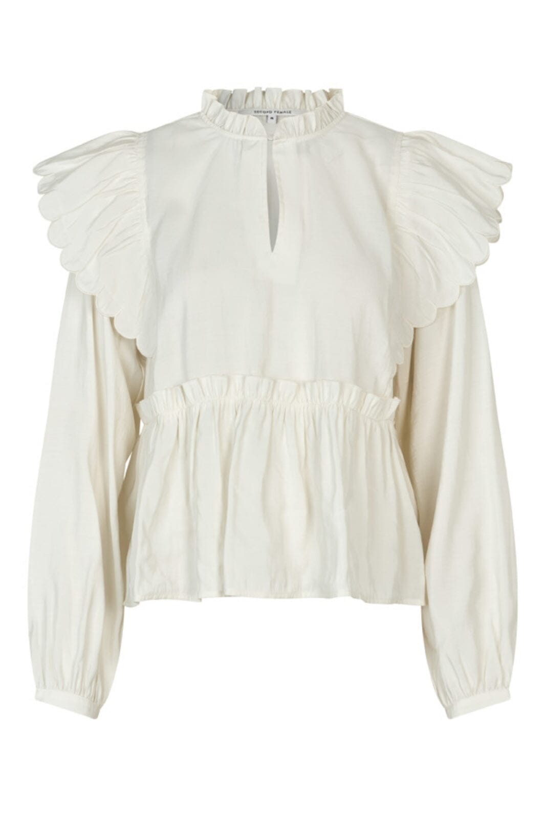 Second Female - Terra Frill Blouse 60042 - 0508 Tofu