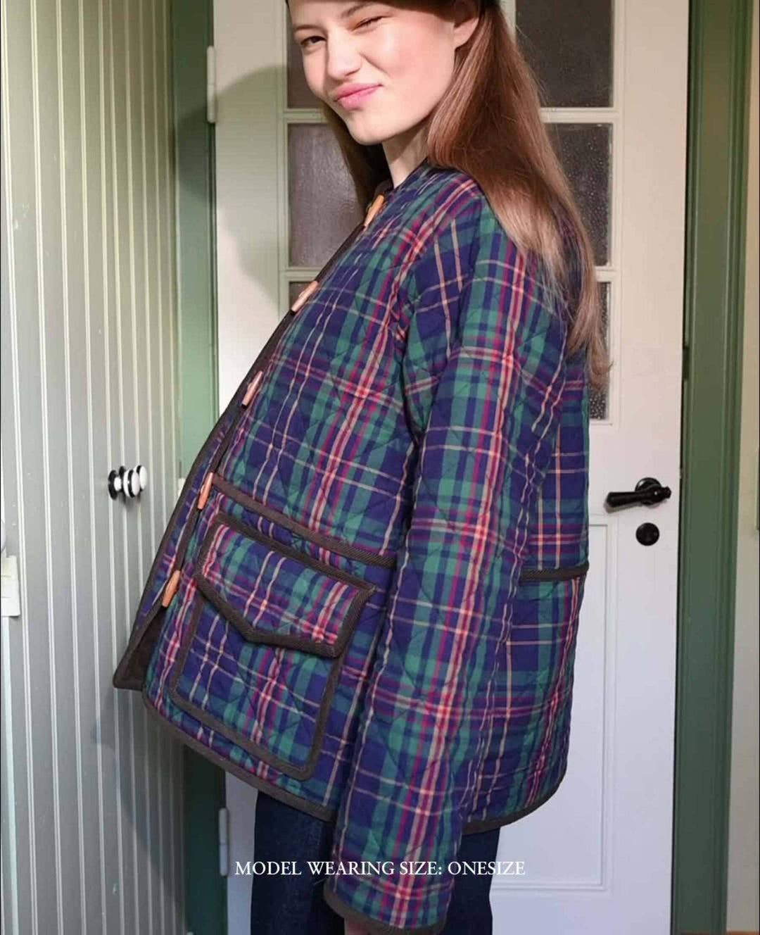 Sissel Edelbo - Adriane Jacket Se 2005 - Green Checks Jakker 