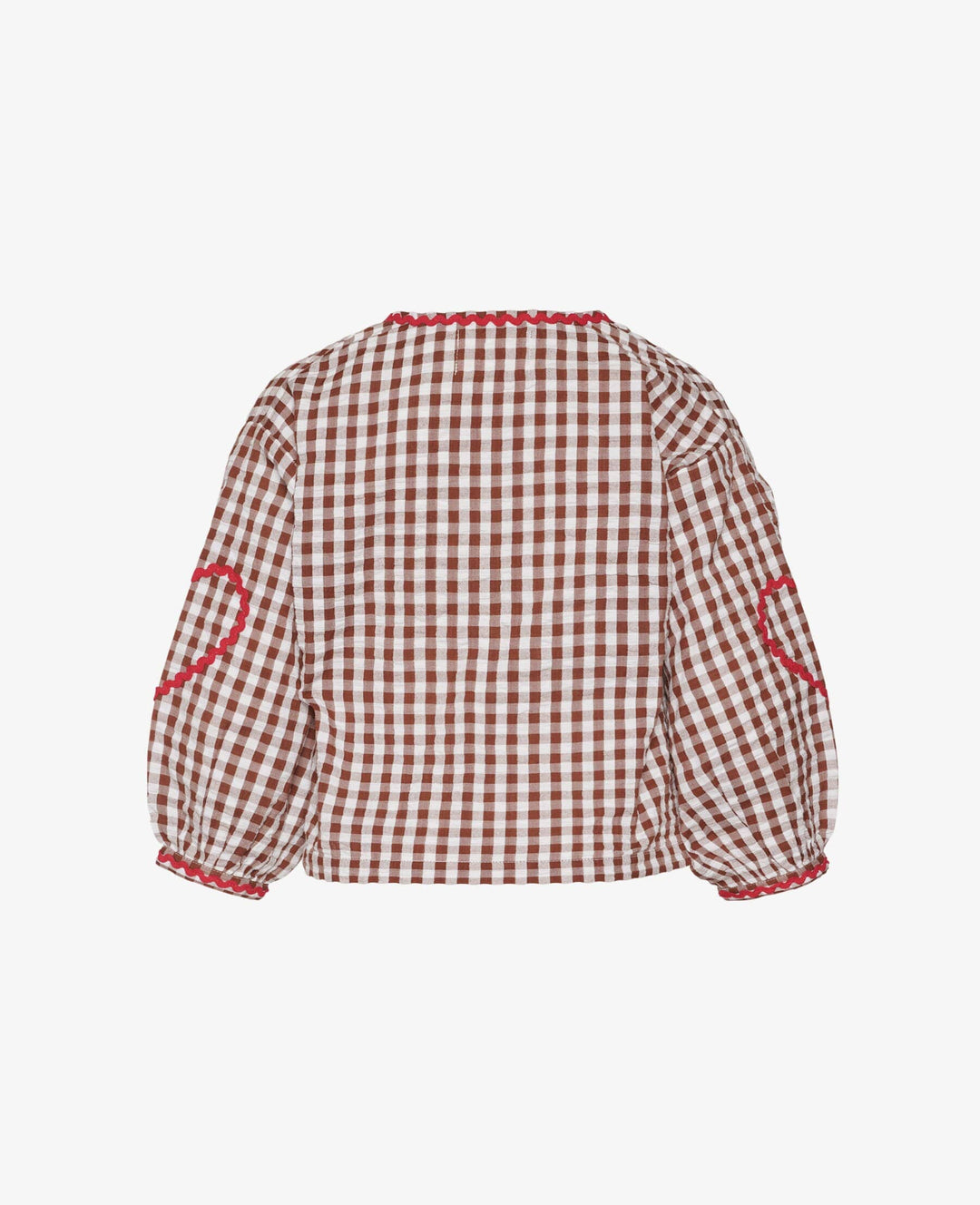 Sissel Edelbo - Astrid MINI Top SE 1679 - Brown Checks Bluser 