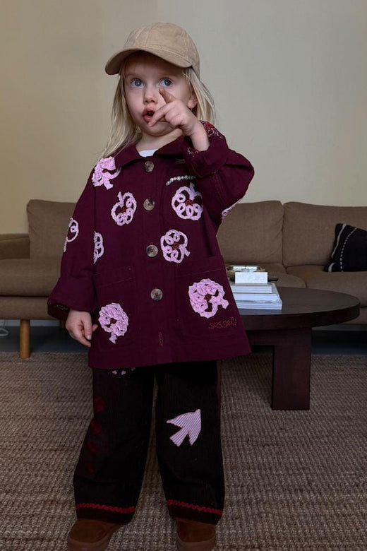 Sissel Edelbo - Bea Mini Jacket Se 2059 - Burgundy Jakker 