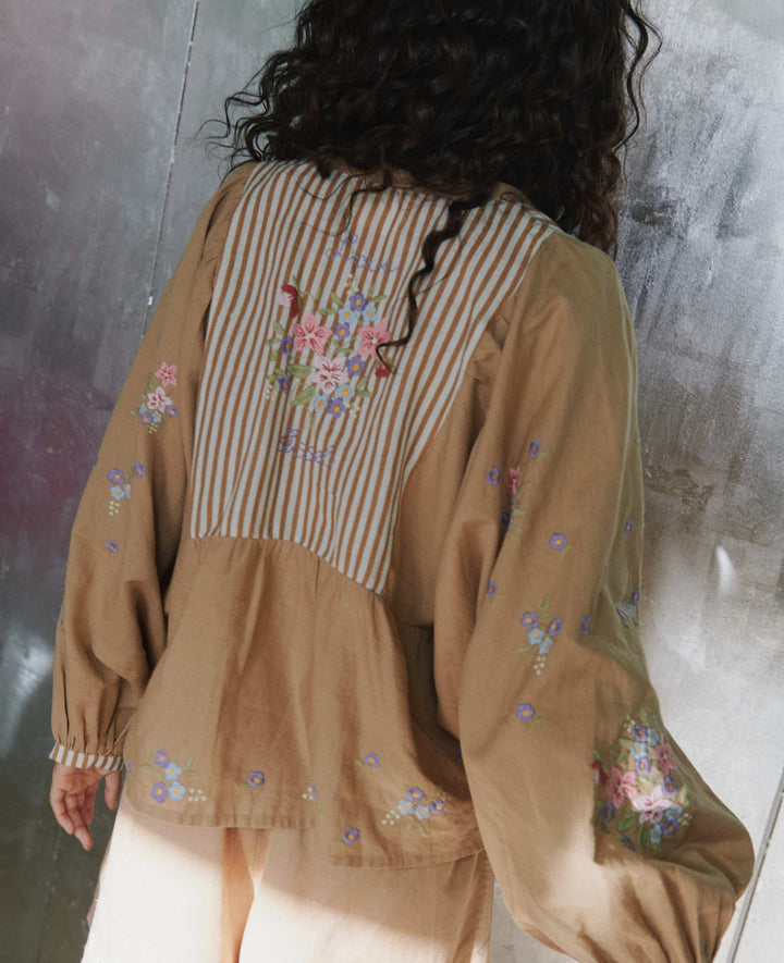 Sissel Edelbo - Bellisima Top SE 1896 - Light Hazel Bluser 