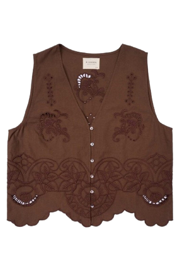 Sissel Edelbo - Celestine Top SE 1606 - Soft Brown