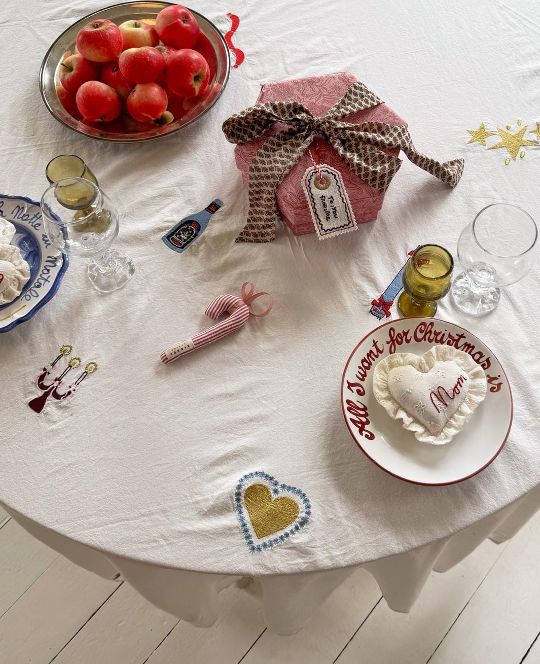 Sissel Edelbo - Christmas Tablecloth SE 1745 - Snow