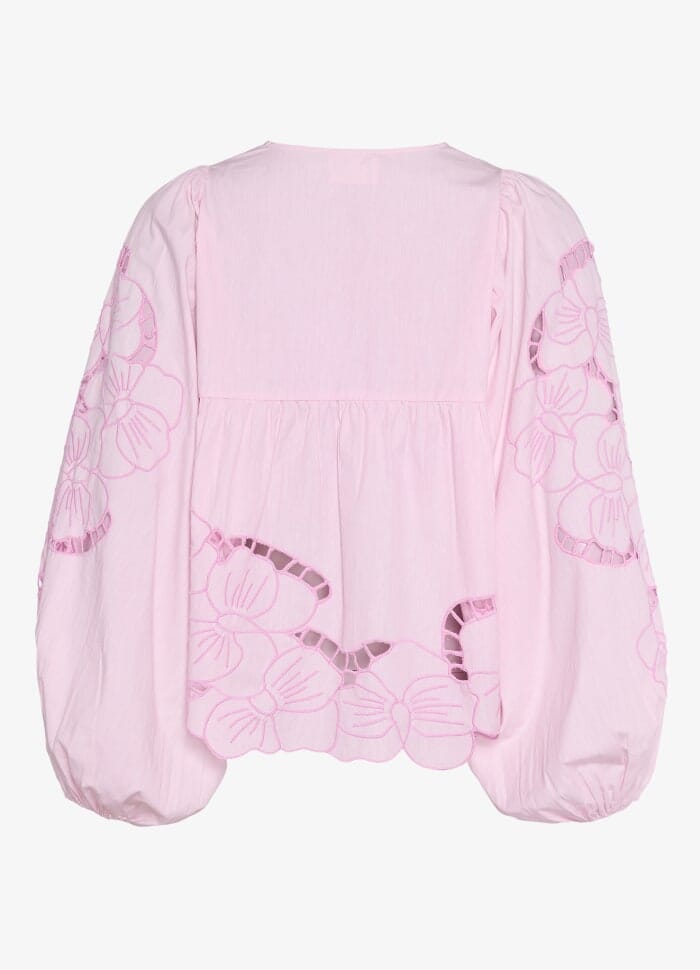 Sissel Edelbo - Coral Organic Cotton Top SE 1230 - Cherry Blossom Skjorter 