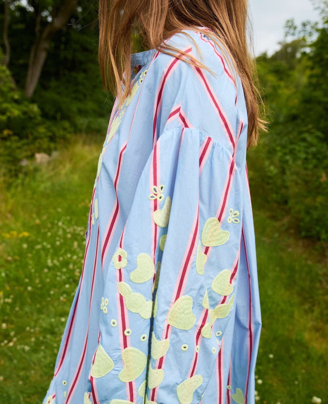 Sissel Edelbo - Elisabeth Dress SE 1766 - Bluebell Stripes Kjoler 