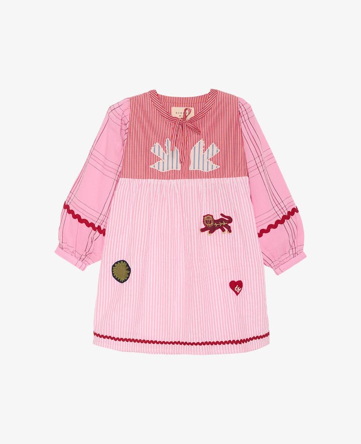 Sissel Edelbo - Gaia MINI Dress SE 1858 - Rose Mix Kjoler 