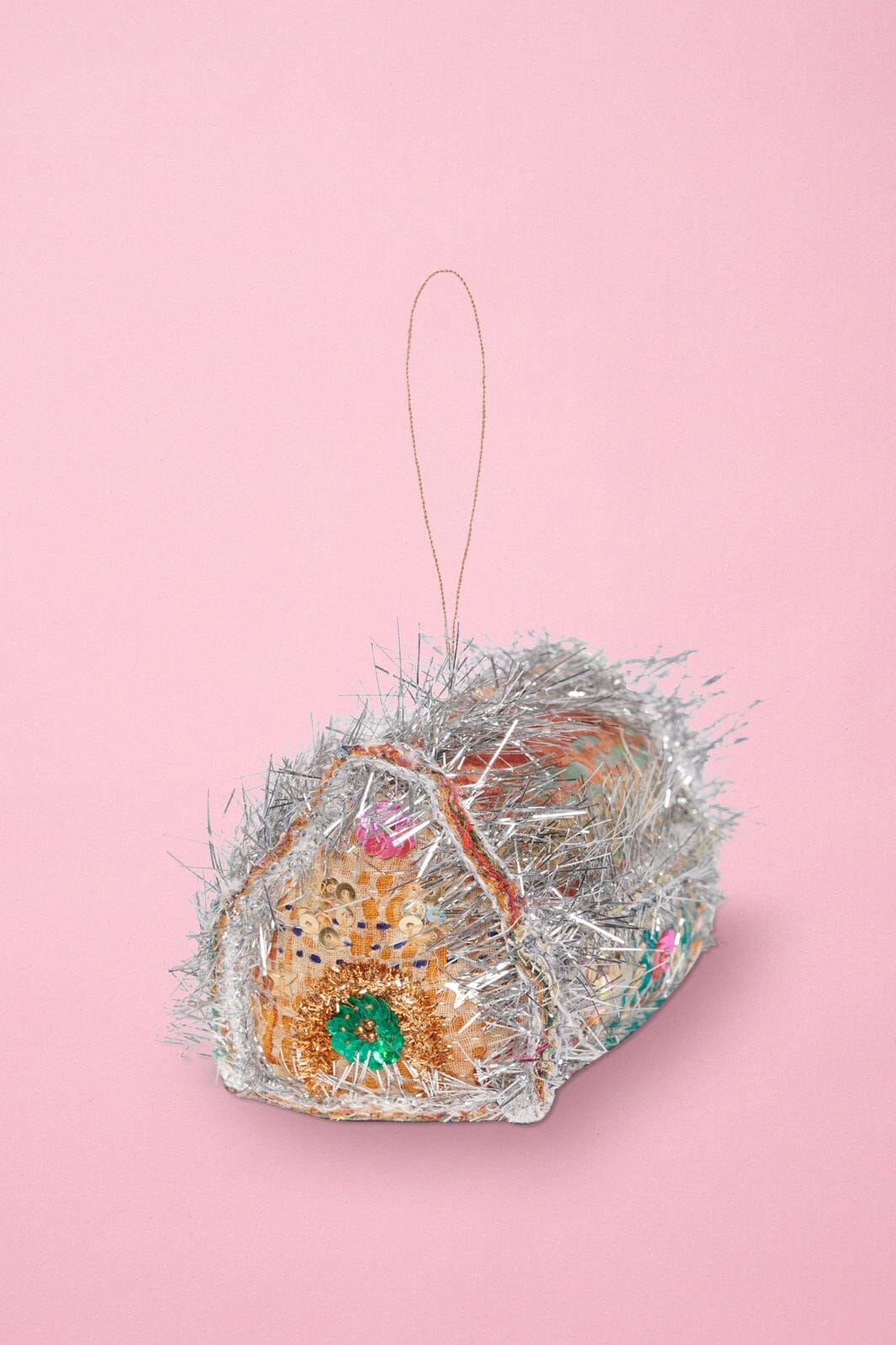 Sissel Edelbo - Gingerbread Kantha House Ornament - SE 1114.a - No. 274 