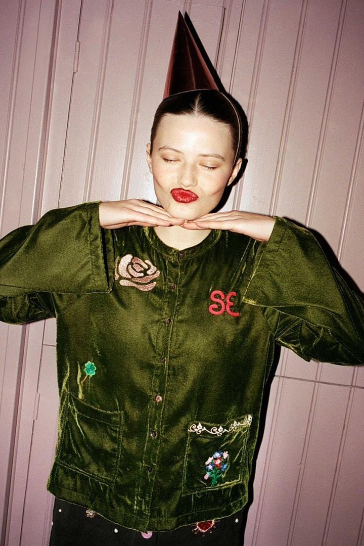 Sissel Edelbo - Hope Shirt SE 2019 - Moss Green Skjorter 