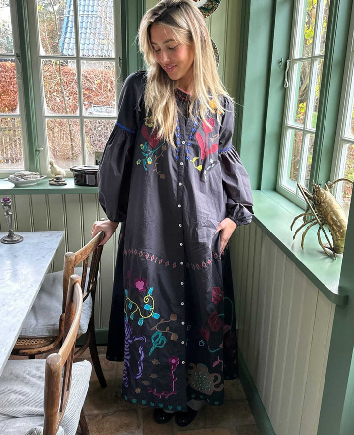 Sissel Edelbo - Irma Dress Se 2020 - Black Kjoler 