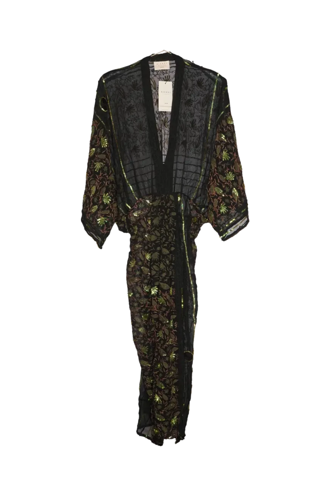 Sissel Edelbo - Juno SILK Dress Sparkling Black SE 1717-1 - Sparkling Black No. 146