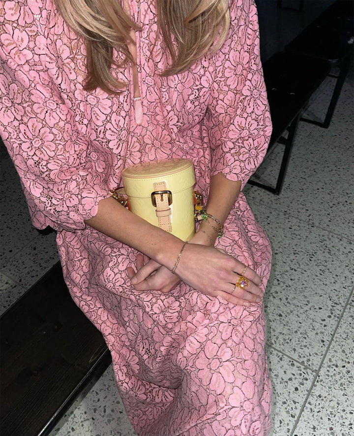 Sissel Edelbo - Lace Dress SE 1076 - Pink Kjoler 
