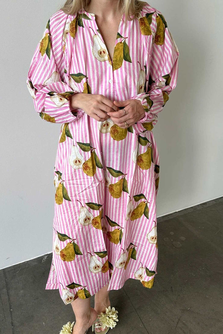 Sissel Edelbo - Lara Dress SE 1718 - Pear Pink Kjoler 