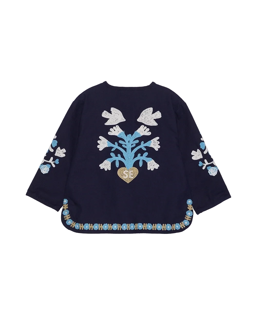 Sissel Edelbo - Maggie Mini Jacket Se 2064 - Navy Horses 