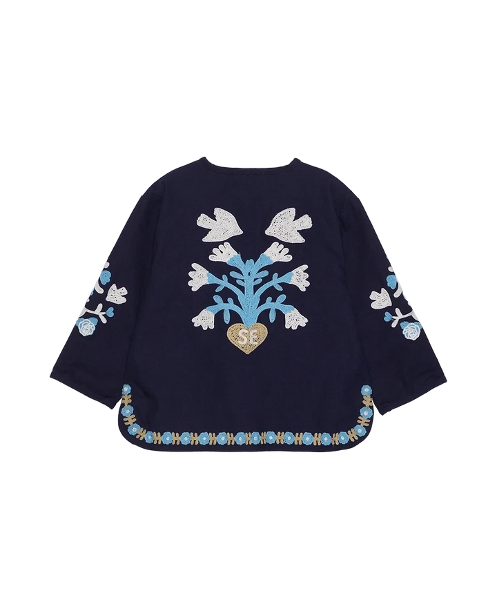 Sissel Edelbo - Maggie Mini Jacket Se 2064 - Navy Horses 