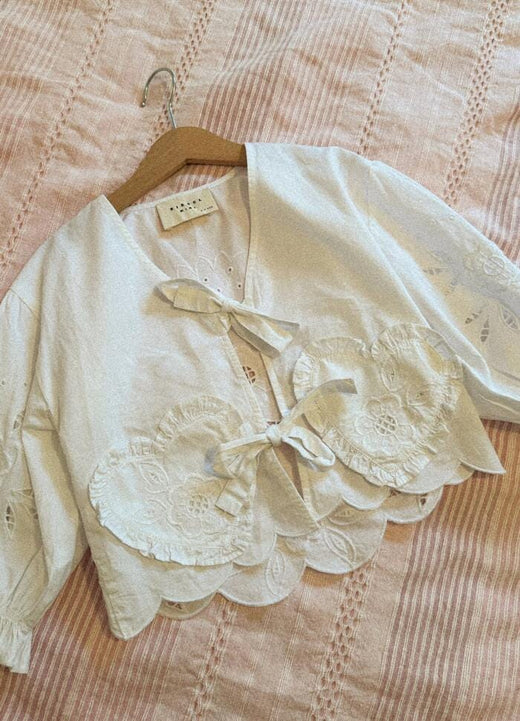 Sissel Edelbo - Maibritt MINI Top SE 1862 - Ecru Toppe 