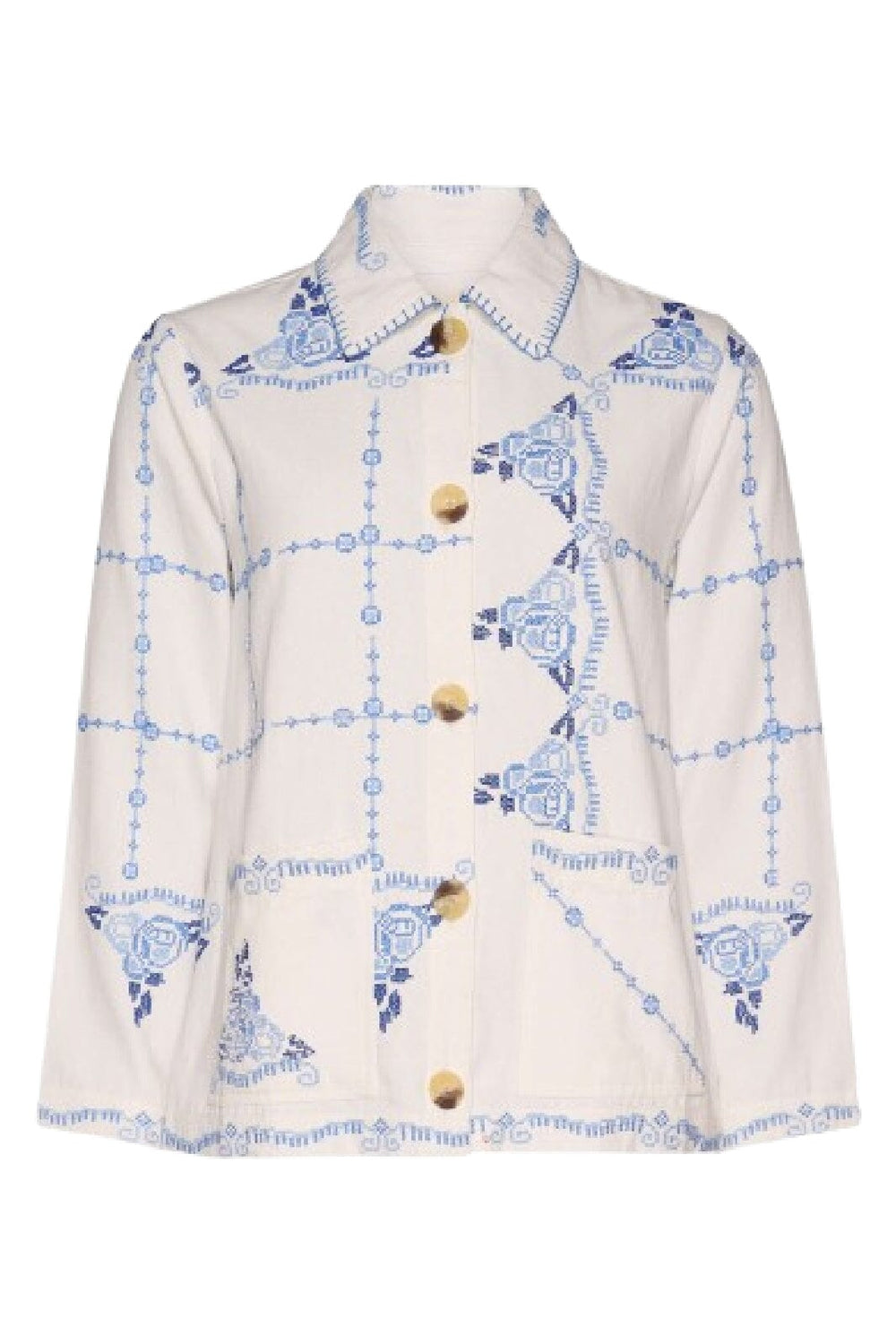 Sissel Edelbo - My Jacket SE 1619 - Ecru Blue