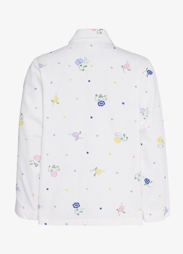 Sissel Edelbo - My Organic Cotton Jacket SE 1241 - White Flower Jakker 