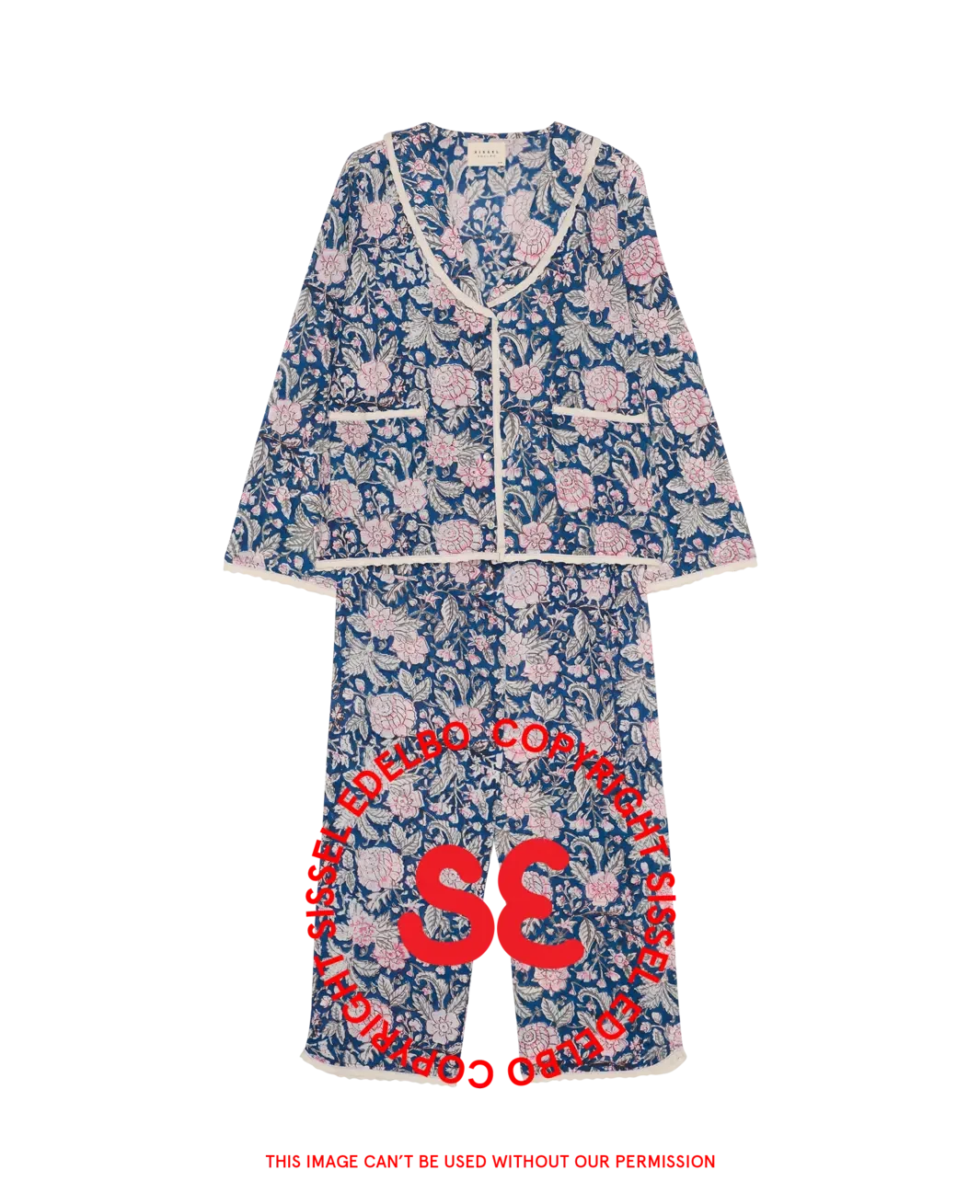 Sissel Edelbo - Neva Pyjamas Set SE 2031 - Blue Blossom