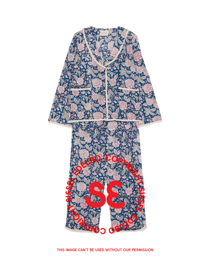 Sissel Edelbo - Neva Pyjamas Set SE 2031 - Blue Blossom