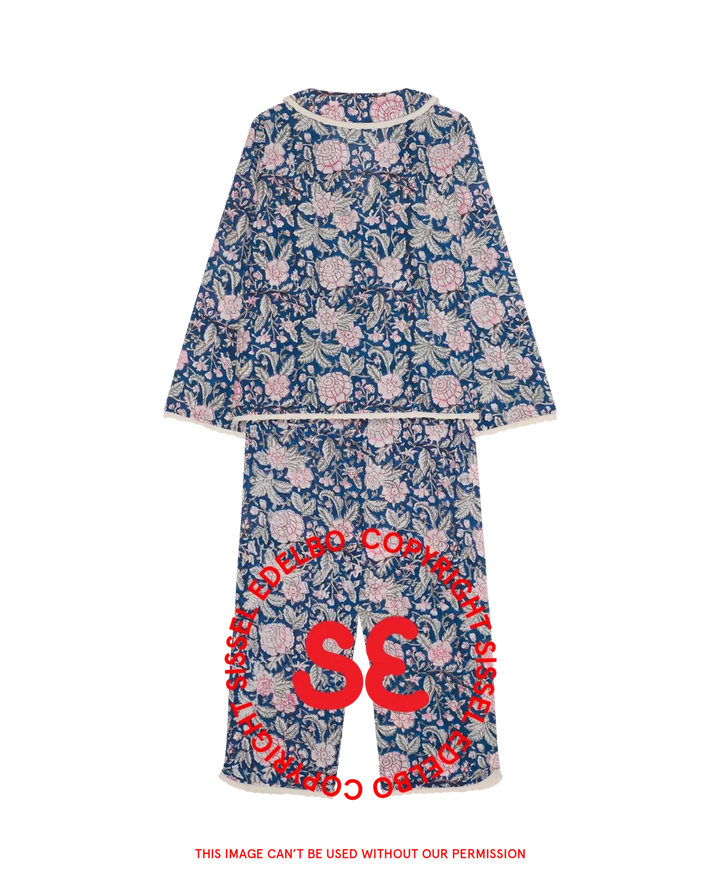 Sissel Edelbo - Neva Pyjamas Set SE 2031 - Blue Blossom