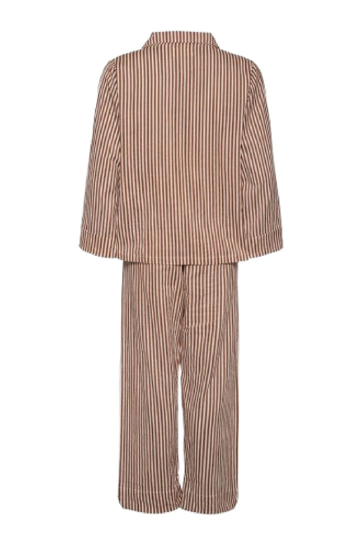 Sissel Edelbo - Nuit Pyjamas Set SE 1704 - Brown Stripes