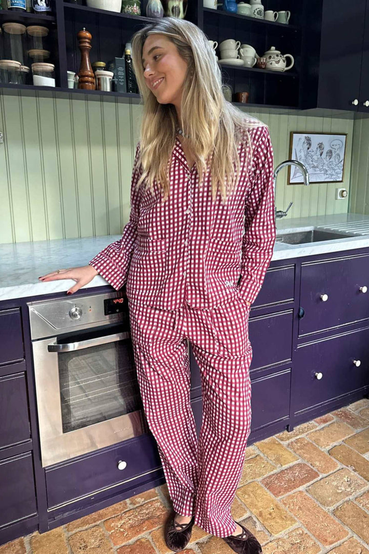 Sissel Edelbo - Nuit Pyjamas Set SE 2034 - Berry Hedge Nattøj 