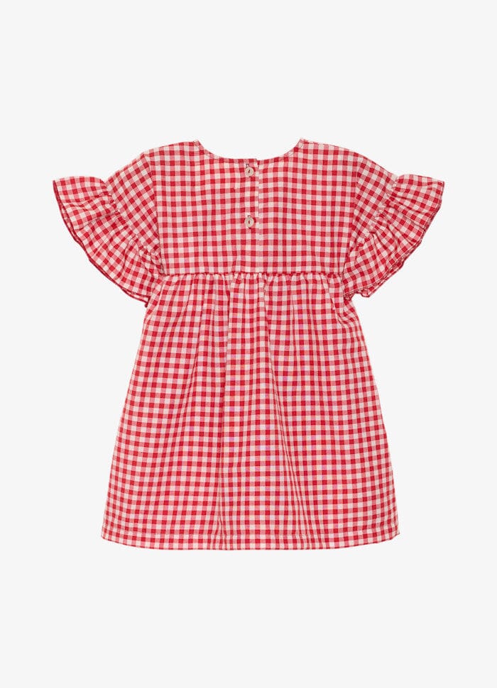 Sissel Edelbo - Ohio MINI Dress SE 1865 - Red Checks Kjoler 