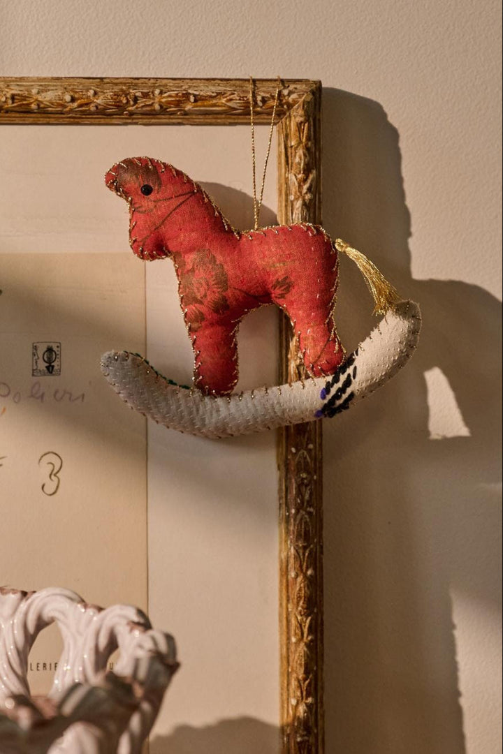 Sissel Edelbo - Rocking Horse Ornament SE 1123 - Rose of Kelpie