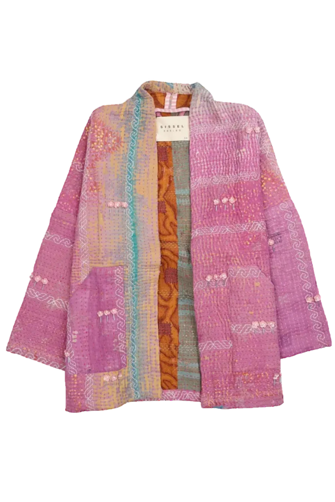 Sissel Edelbo - Tyler Sequins Jacket SE 1058-9 - Pink Flowers No. 30