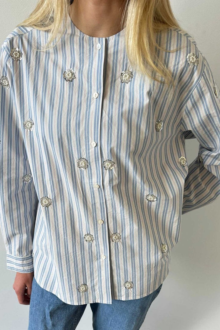 Sissel Edelbo - Vanilla Shirt SE 1711 - Dusty Stripes