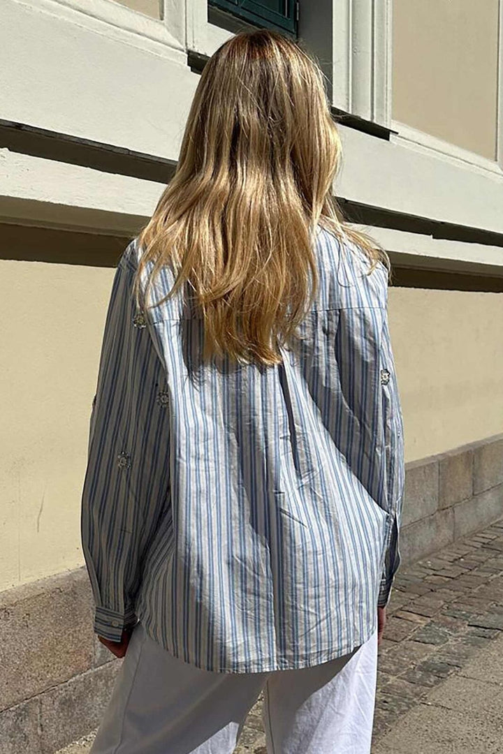 Sissel Edelbo - Vanilla Shirt SE 1711 - Dusty Stripes
