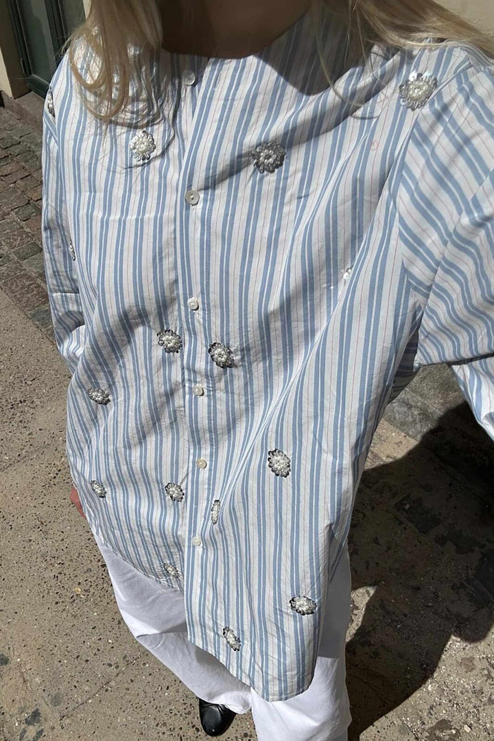 Sissel Edelbo - Vanilla Shirt SE 1711 - Dusty Stripes