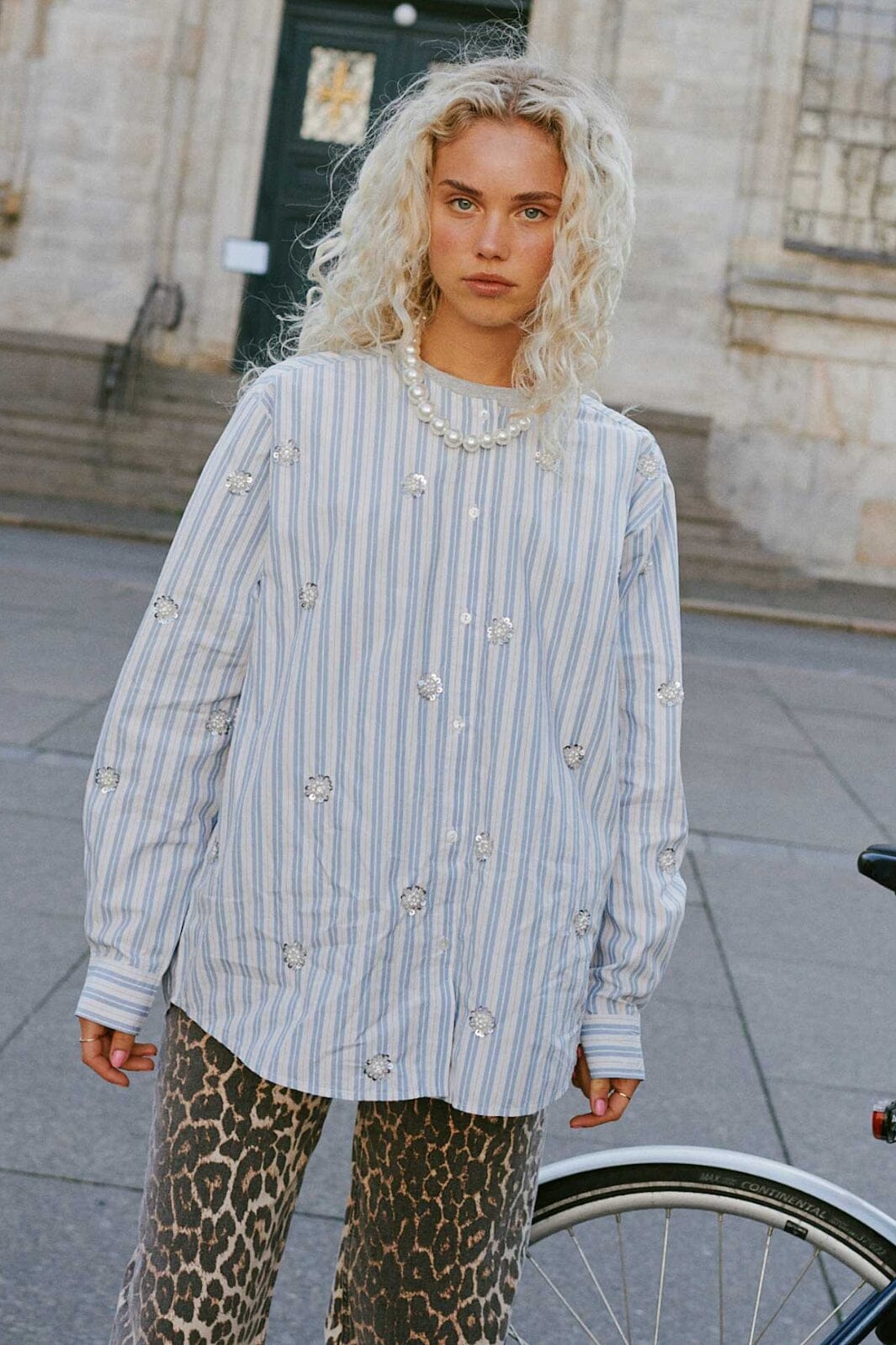 Sissel Edelbo - Vanilla Shirt SE 1711 - Dusty Stripes