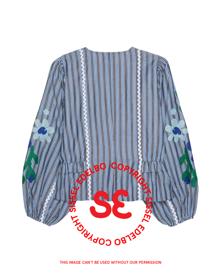 Sissel Edelbo - Veda Top SE 2044 - Grey Stripes