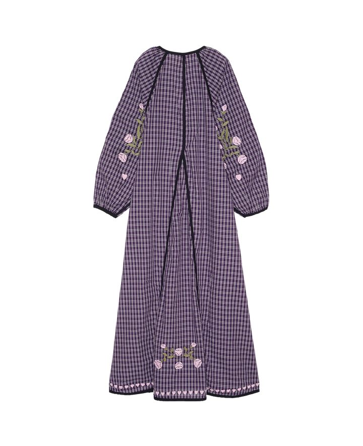 Sissel Edelbo x Molly&My - Fran Dress SE 2117 - Purple Checks 
