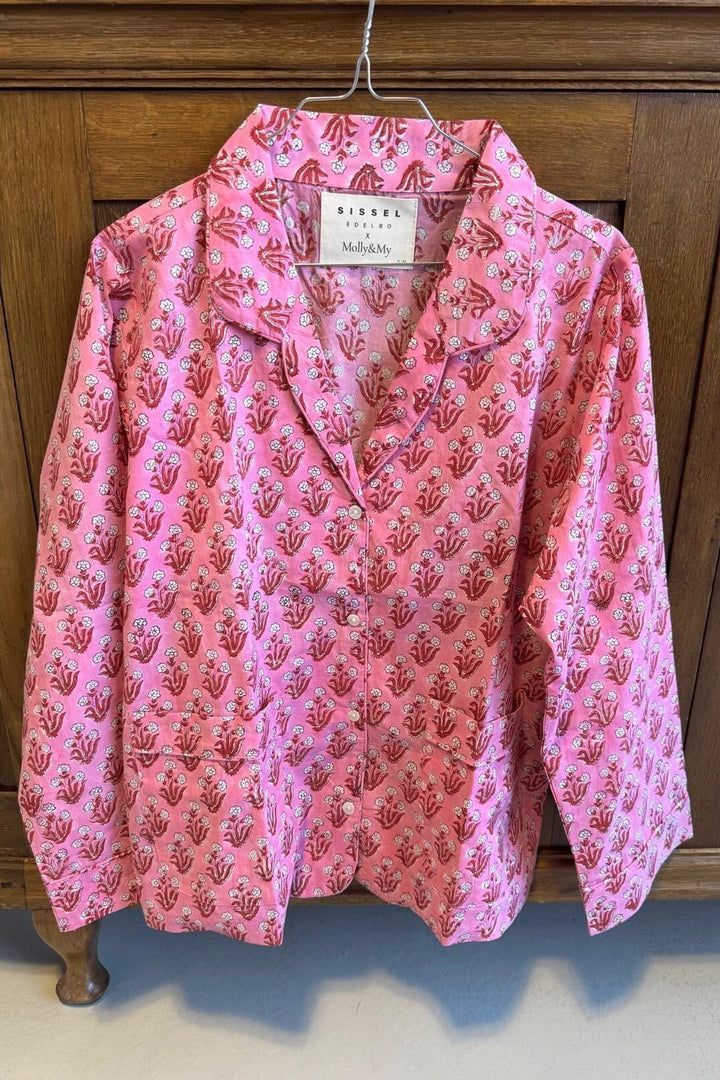Sissel Edelbo x Molly&My - Nuit Pyjamas Set SE 2119 - Pink Rose Nattøj 
