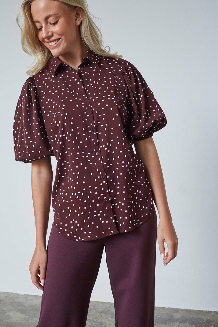 Sisters Point - Ella-Sh60 18813 - 801 - Bordeaux/Dot