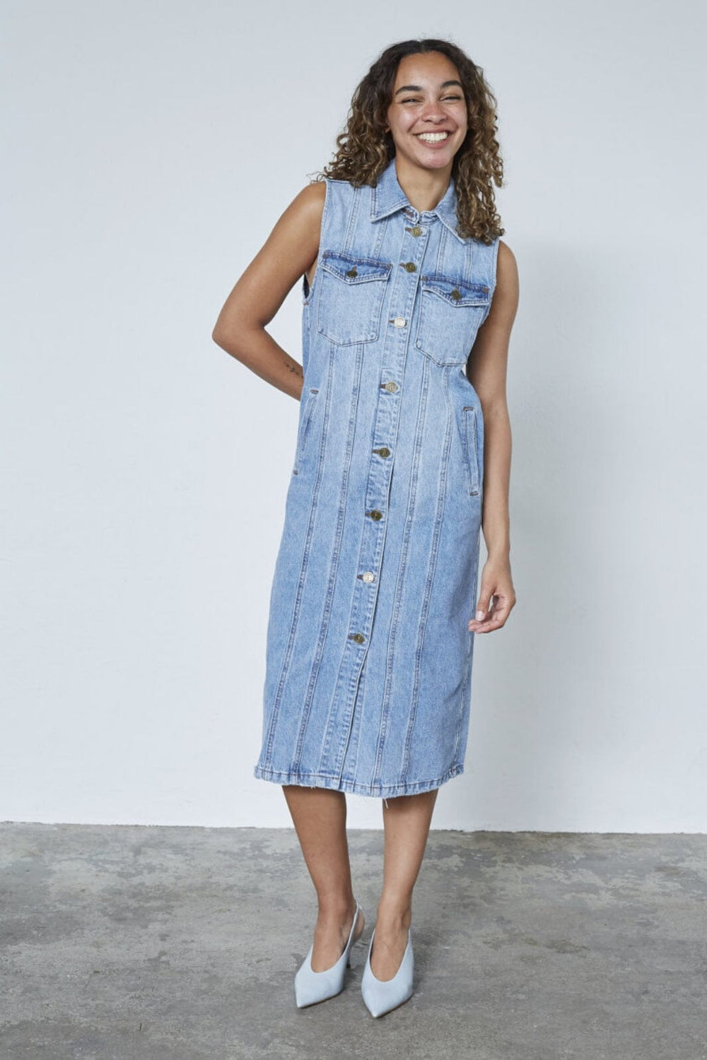 Sisters Point - Faisa-Dr 18951 - 903 - M. Denim Wash Kjoler 