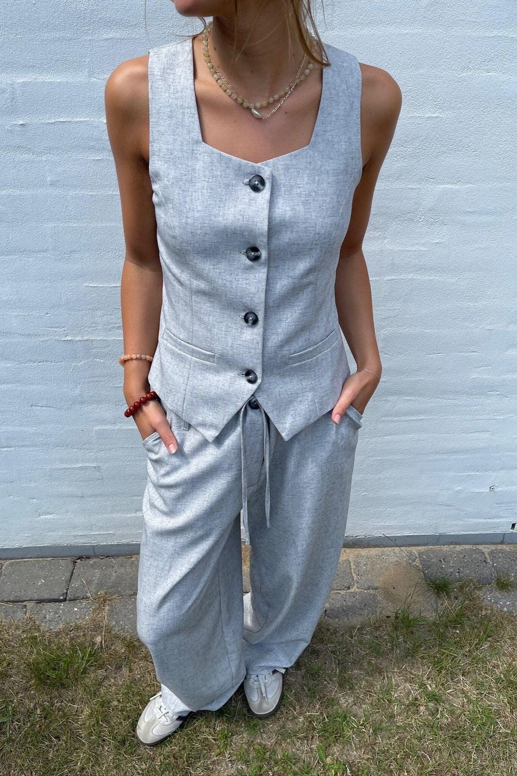 Sisters Point - Gema-Ve 18984 - 058 - L.Grey Mel Veste 