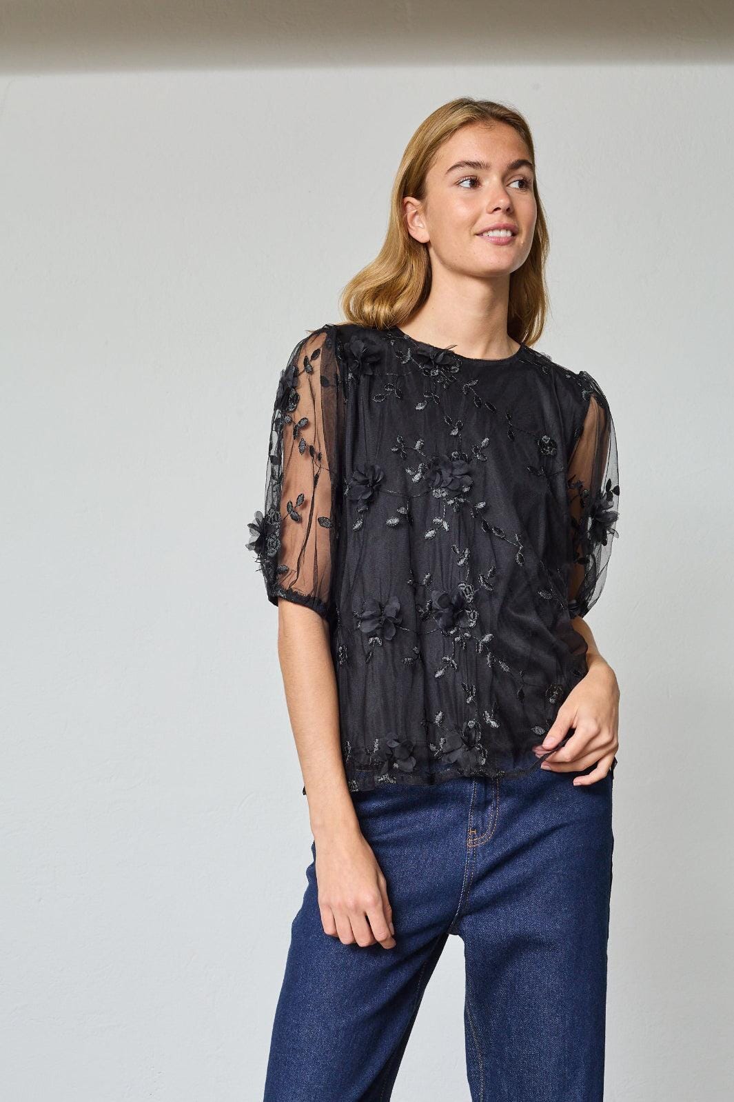 Sisters Point - Gemba-Ss 19562 - 000 - Black Bluser 