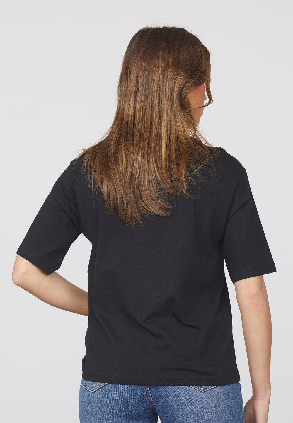 Sisters Point - Heda-Loose.Ss - 000 Black T-shirts 