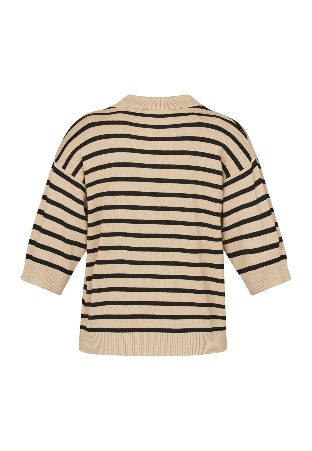 Sisters Point - Hilva-Polo1 - 112 Beige/Black Strikbluser 